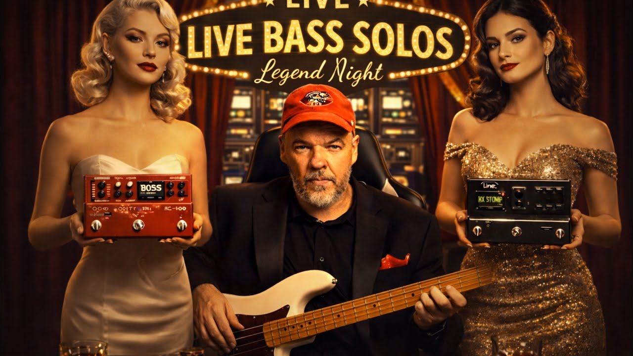 Malone's Bass Lounge Live Triad pair lesson and imrov looping