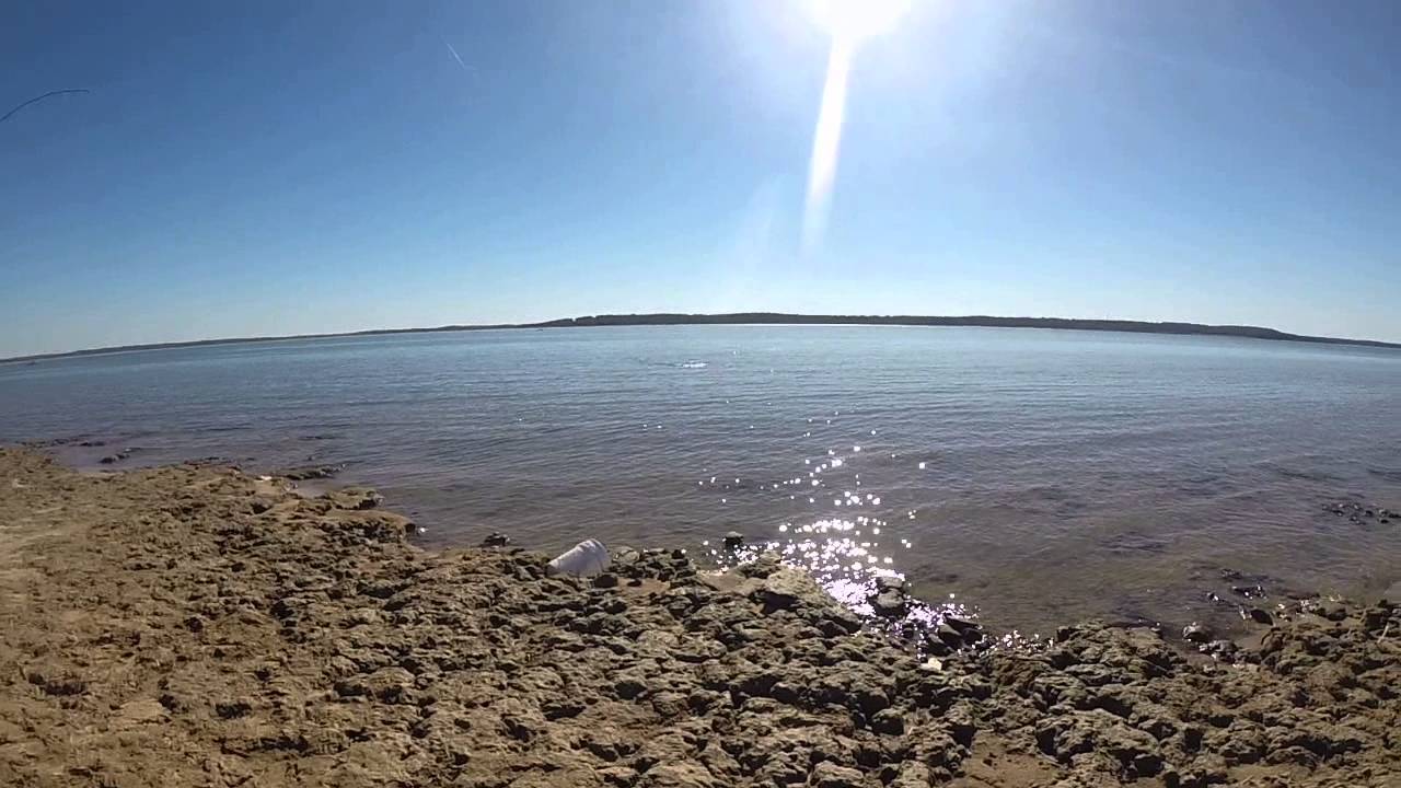 Lake Texoma shore fishing catfish