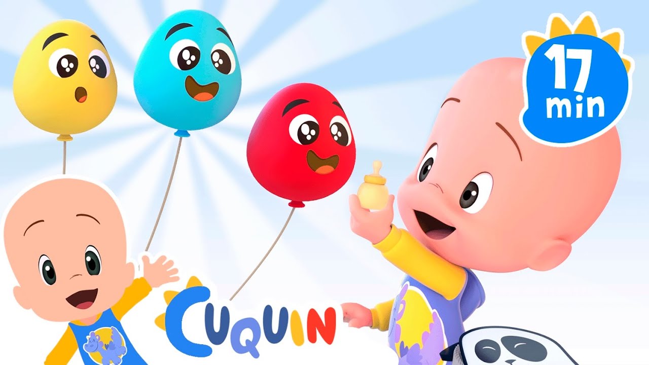 Globos bebé de colores | Dónde estará la bola azul? y más vídeos de Cuquín