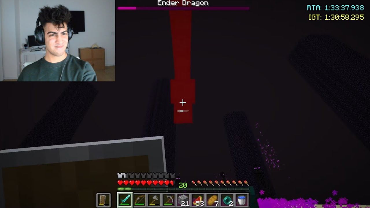 I FINALLY BEAT MINECRAFT FOR THE FIRST TIME!!!!