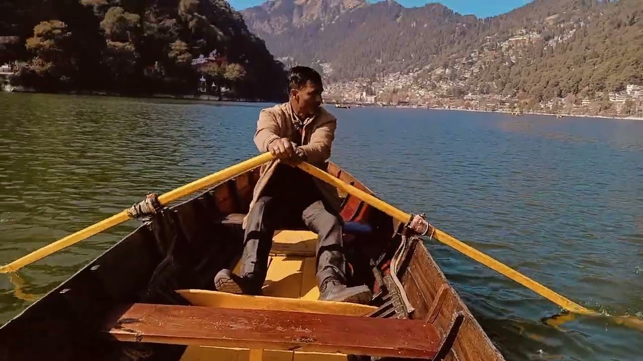 Nainital jheel view  yeh dekhiye nani jheel ka jabardast nazara   