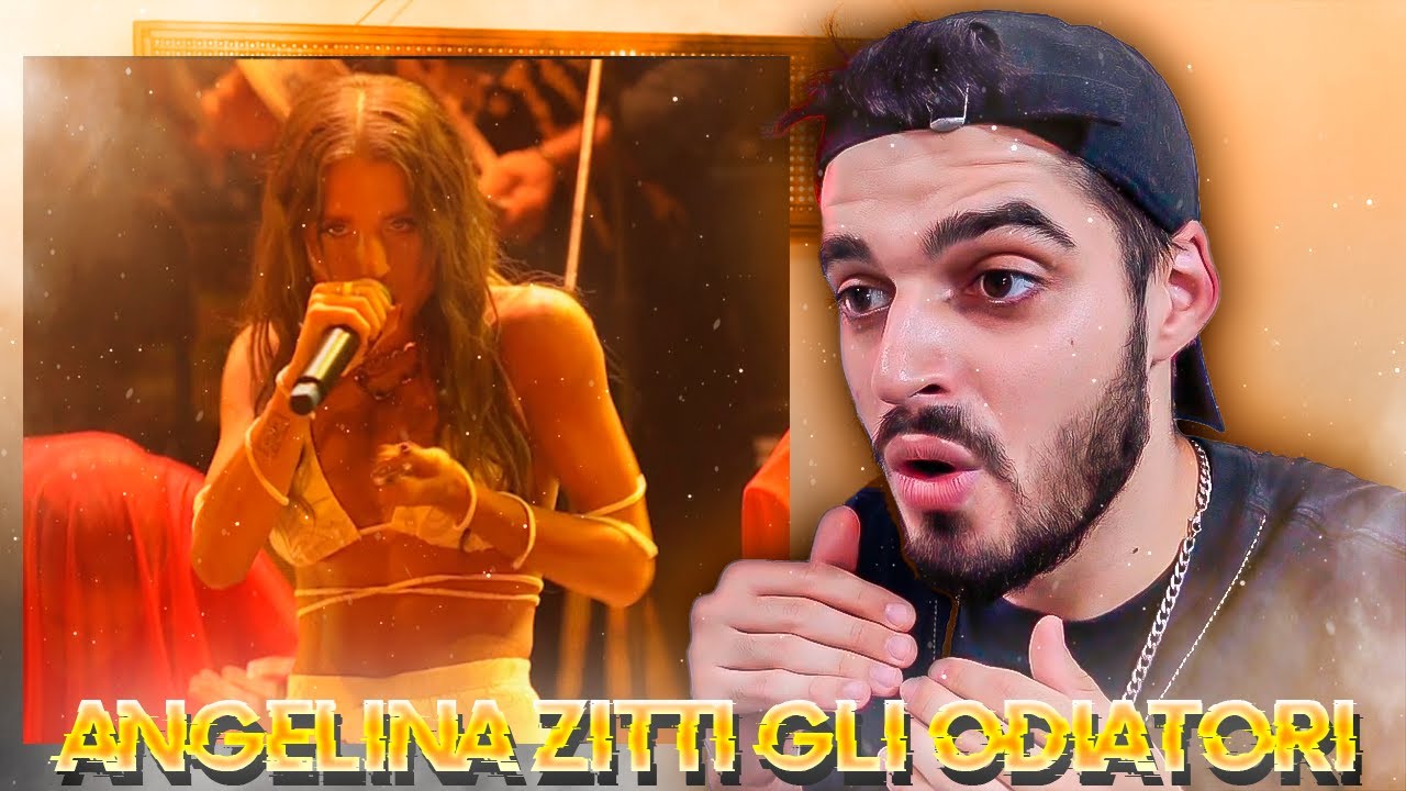 ¡ANGELINA ZITTI gli ODIATORI! REACT to Angelina Mango canta 