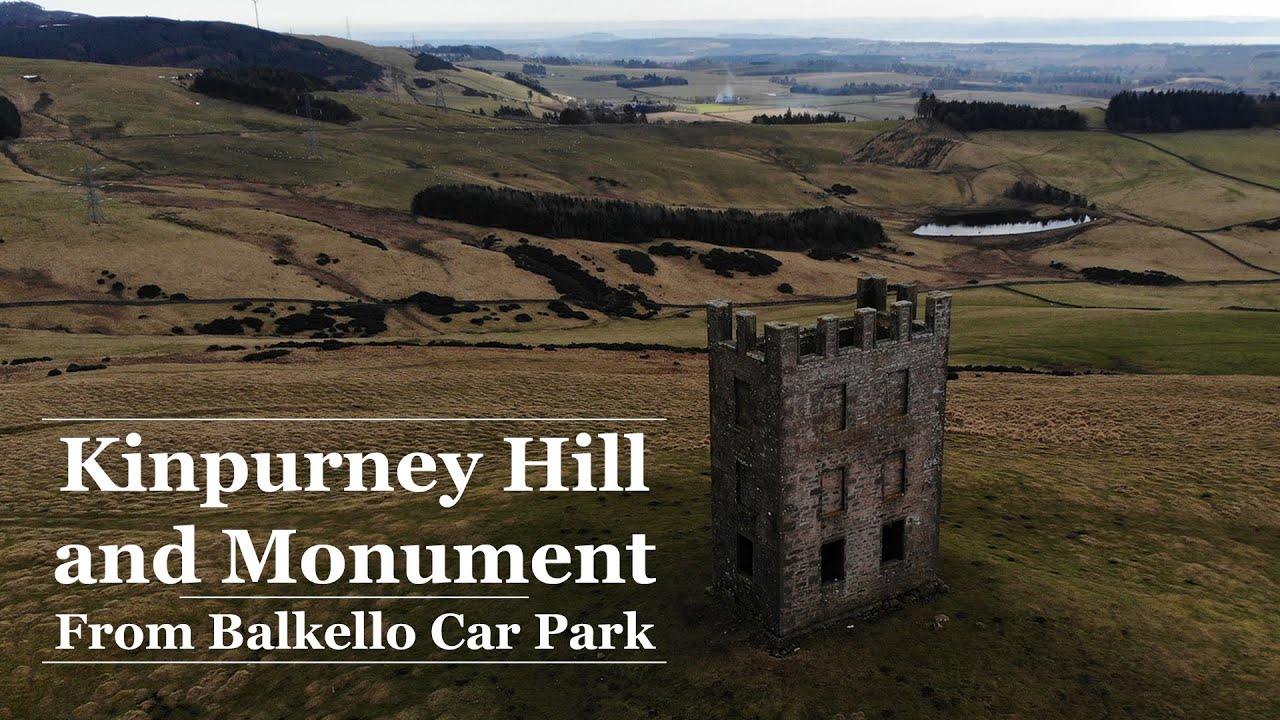 Kinpurnie tower from Balkello car park / Sidlaw Hills
