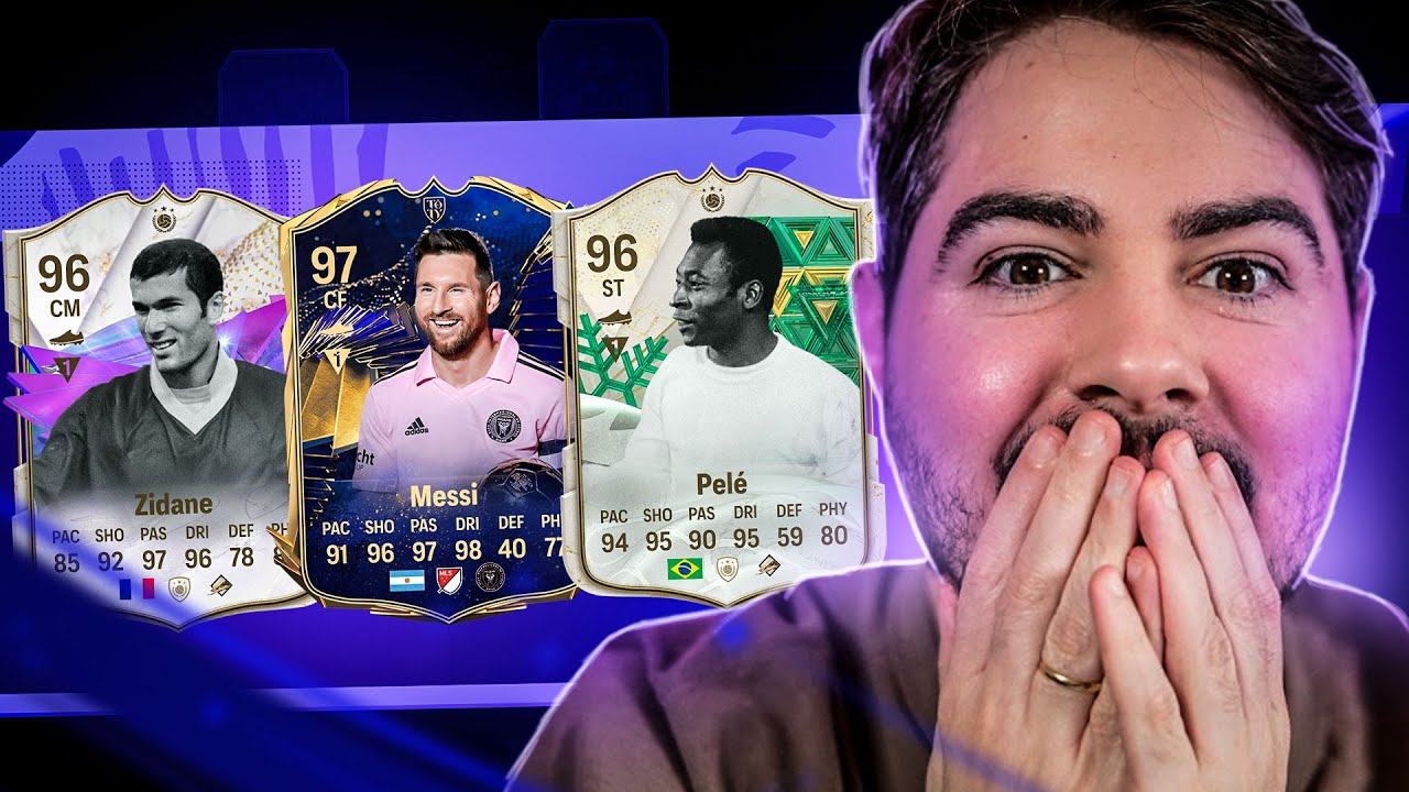 SIMPLESMENTE PELÉ, MESSI E ZIDANE PARA SER CAMPEÃO DO DRAFT! EAFC 24