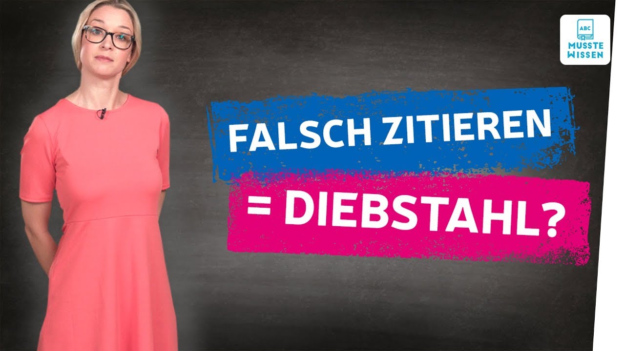 Richtig zitieren I So zitierst du richtig I Zitate Deutsch