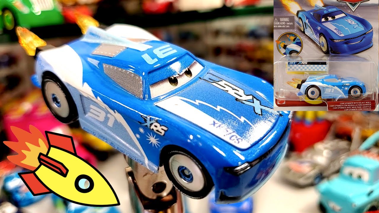 Disney Cars Rocket Racer Cam Spinner Unboxing