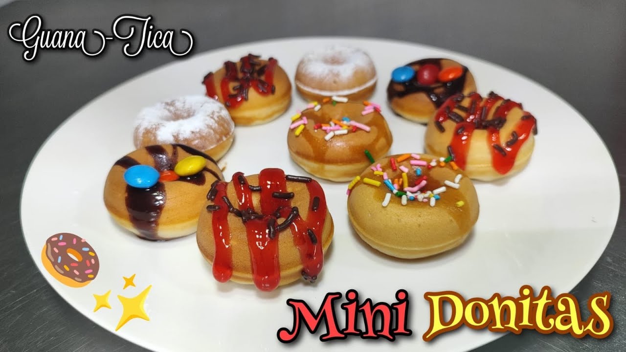 Receta de Mini Donitas | Recetas Fáciles Guana-Tica y Más