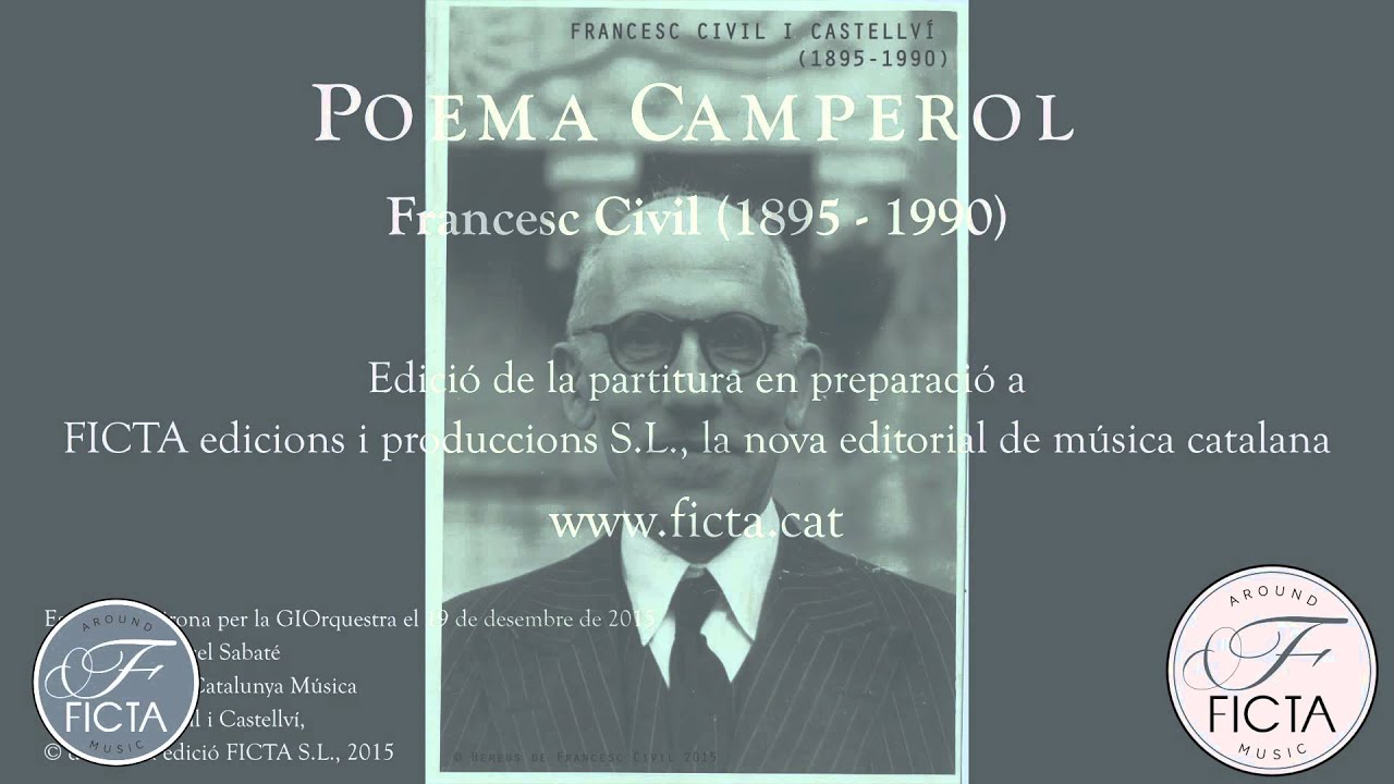Poema Camperol - Francesc Civil (1895 - 1990)