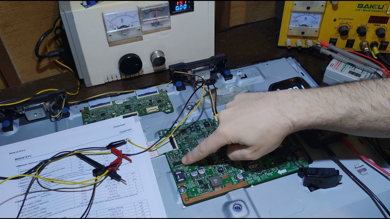 Popravka Samsung Led TV -a - Kada se kvar pozadinskog osvetljenja iskomplikuje u neobicajenom pravcu