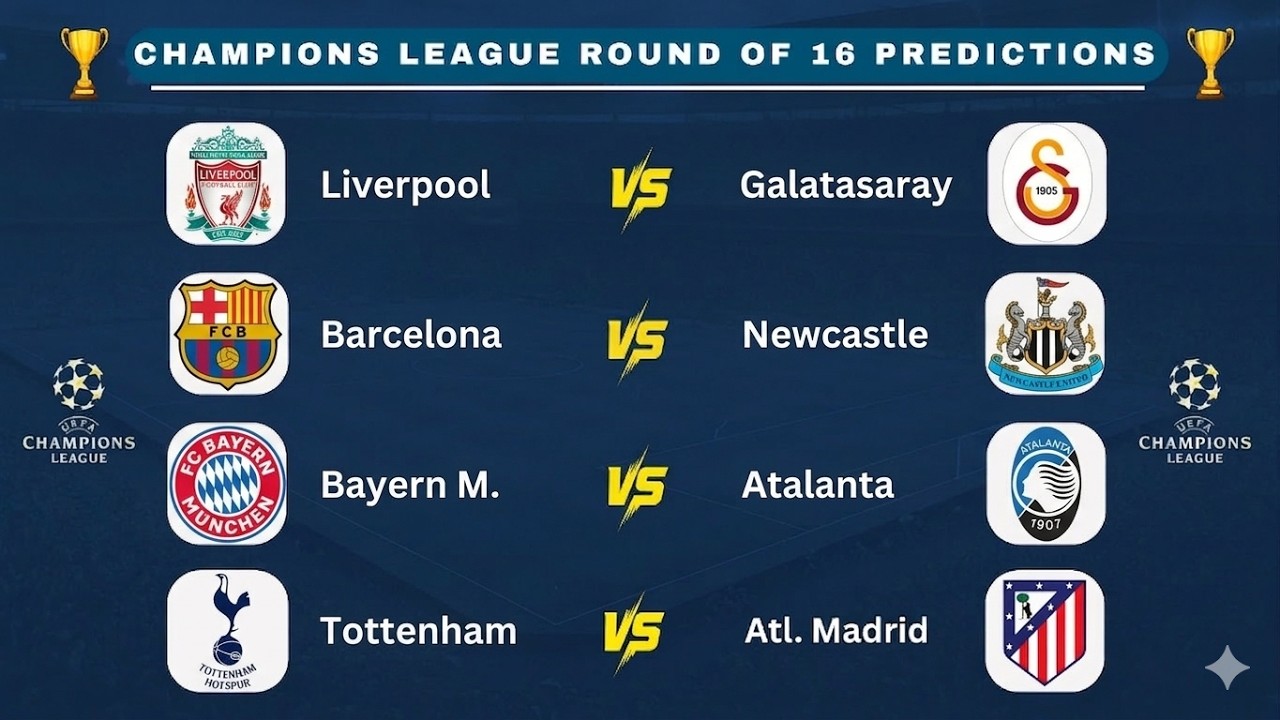 🏆 UEFA Champions League Round of 16 Predictions &ndash; Second Leg | All 8 Matches (17&ndash;18 March) 🎯
