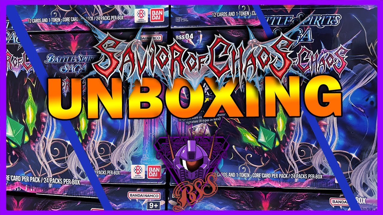 SAVIOR OF CHAOS - UNBOXING 8 | Battle Spirits Saga TCG