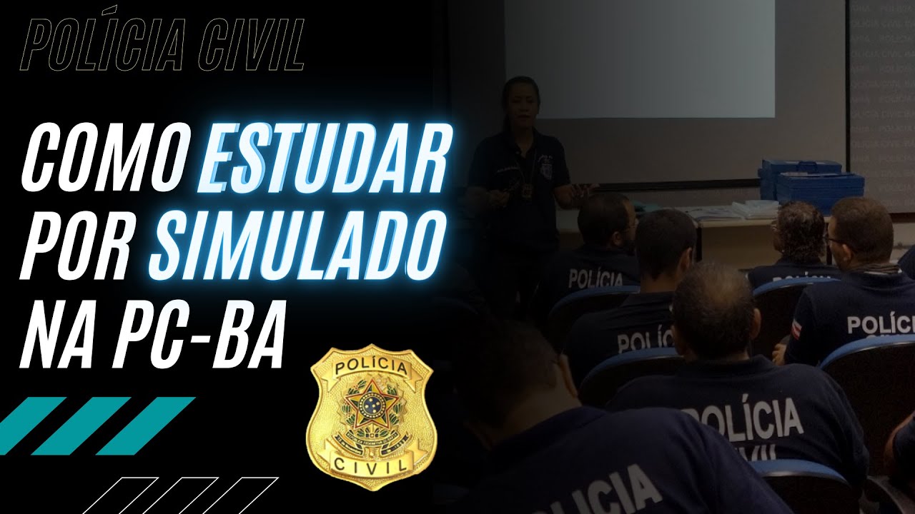 Como estudar por simulados para o concurso da PCBA?