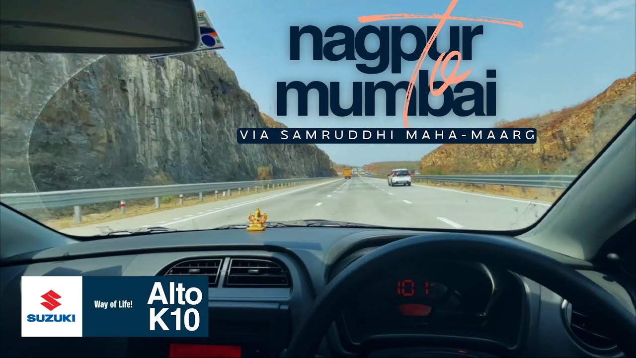 Nagpur to Mumbai in ALTO K10! 😱 Testing Top Speed on Samruddhi Mahamarg!🏎️🏎️