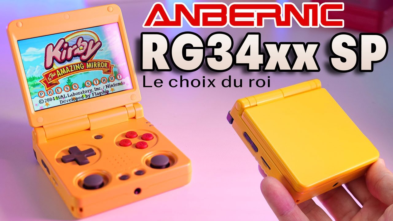 ANBERNIC RG34xx SP: La meilleure GameBoy Advance SP de 2025 ? Une très belle REUSSITE !