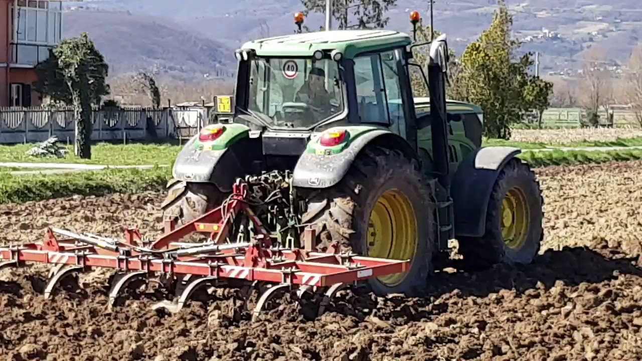 🚜ESTIRPATURA🚜COLTIVATORE🚜JOHN DEERE 6130M🚜