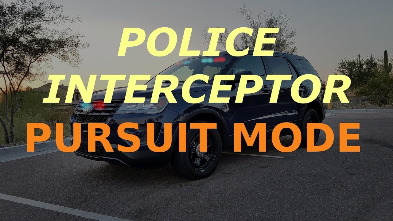 What is Pursuit Mode on the Ford Police Interceptor Utility