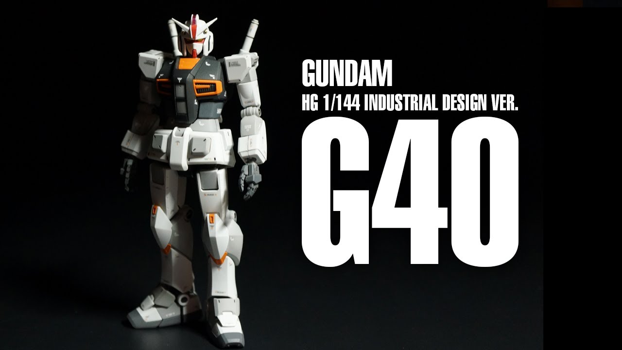 【GUNPLA/ガンプラ全塗装 3機目】G40 GUNDAM 完成！！