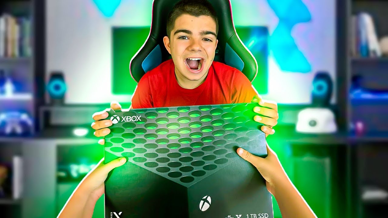 MI HERMANO ME REGALA LA XBOX SERIE X POR SORPRESA!!!