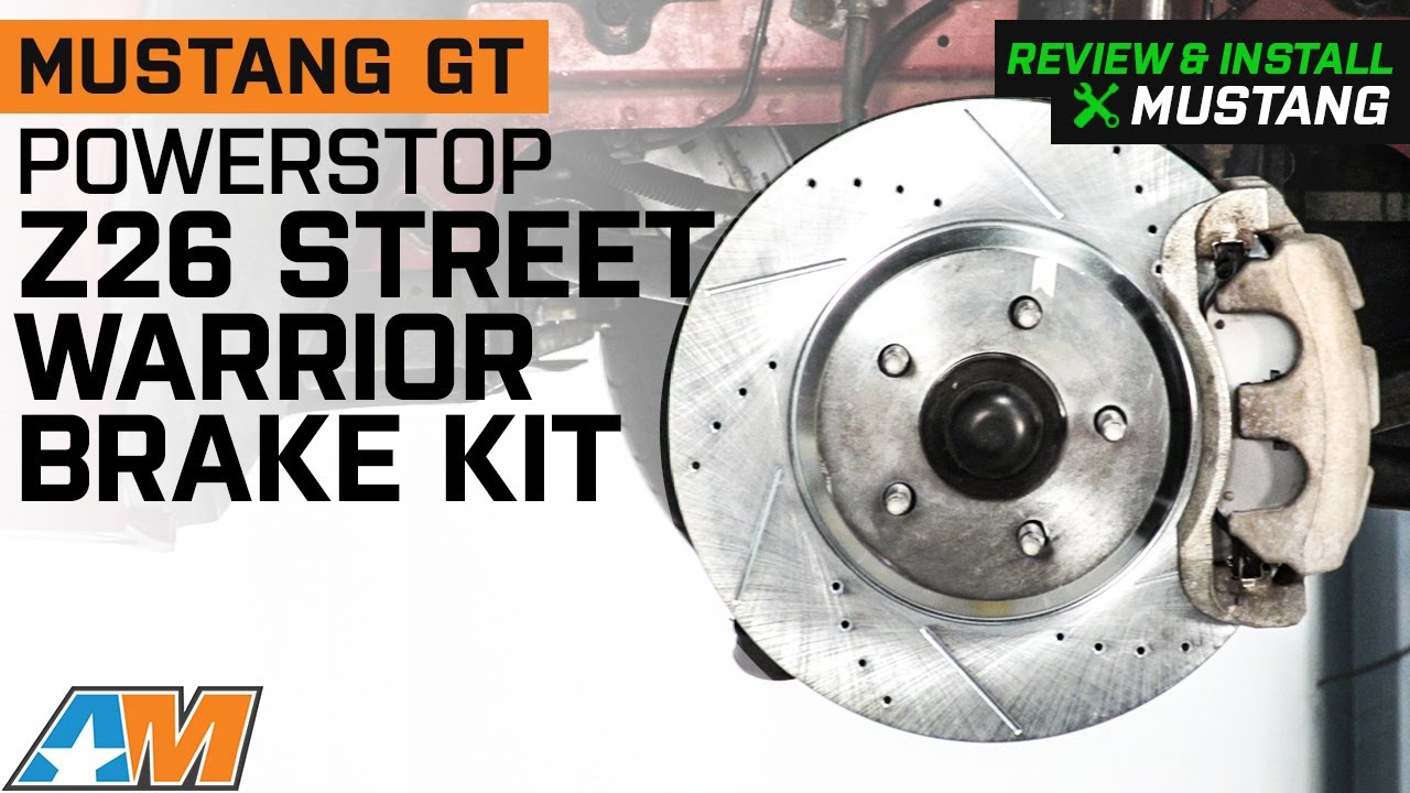 2005-2010 Mustang PowerStop Z26 Street Warrior Brake Rotor and Pad Kit Review & Install