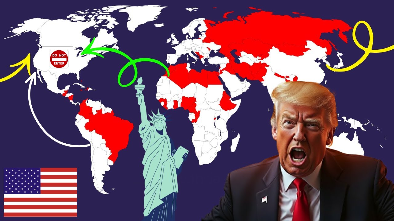 US Immigrant Visa Ban: Which 75 Countries Are PAUSED? | Alien Art Maps Explainer 2026