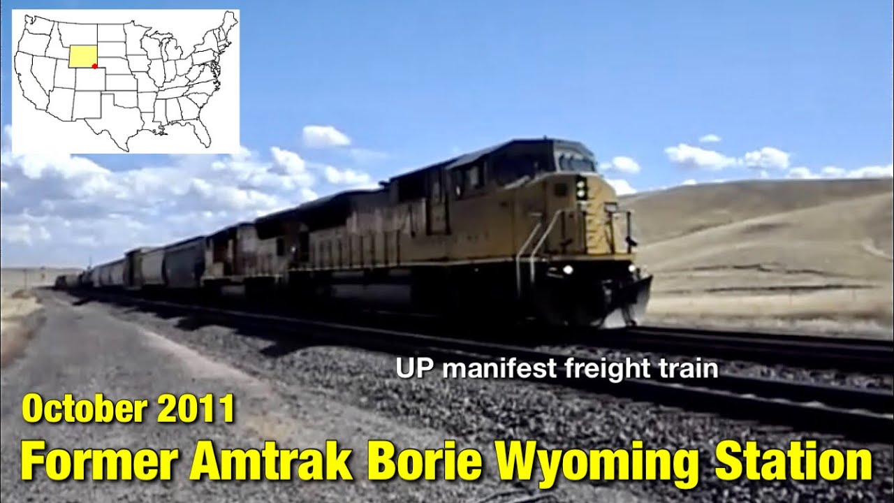 [ Amtrak Station ] Former West Cheyenne - Borie, Wyoming station in October 2011