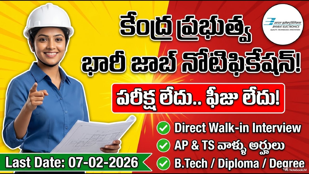BEL Recruitment 2026 | Walk-in for Graduate & Diploma Apprentices | No Exam, Direct Selection |