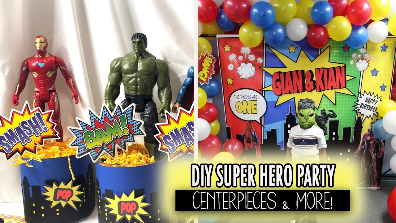 Avengers Endgame DIY party decor |Criuct