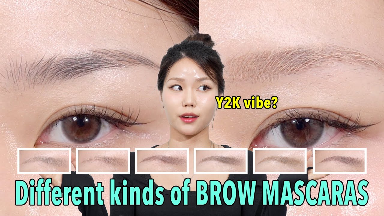 Korean eyebrows⁉️ How to express natural eyebrows? Light VS Dark / Tinted Eyebrow mascara