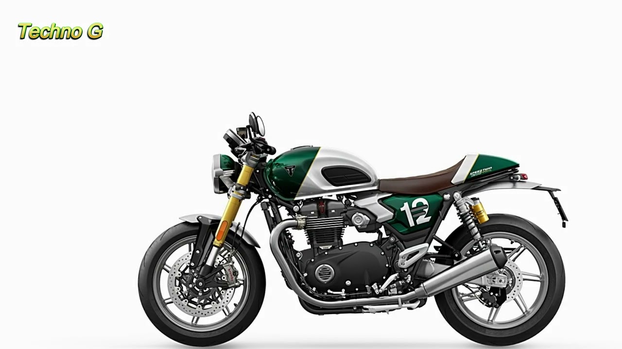 Непревзойденная современная классика: Triumph Speed ​​Twin 1200 Cafe Racer Edition 2026 года.