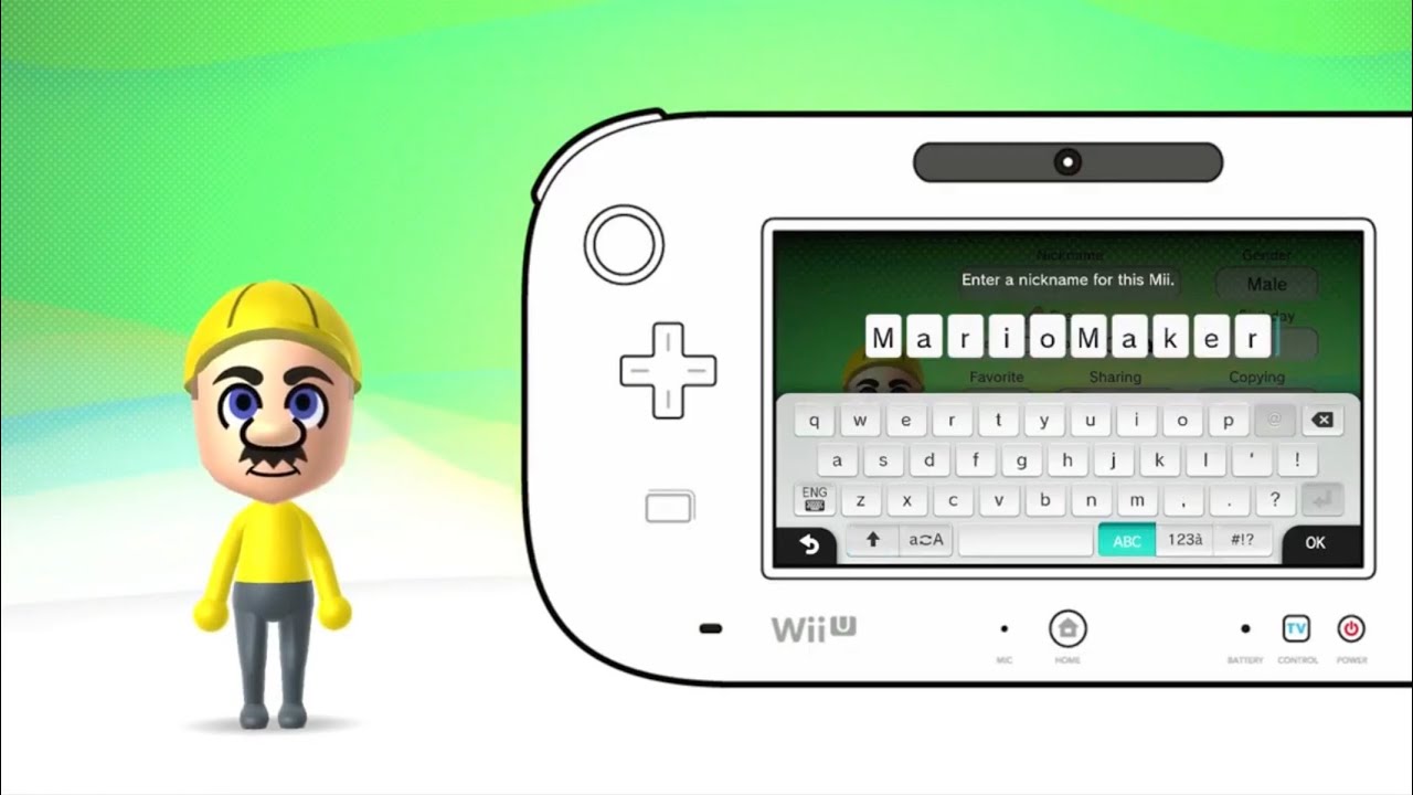 How to make a Builder Mario mii (Super Mario Maker)