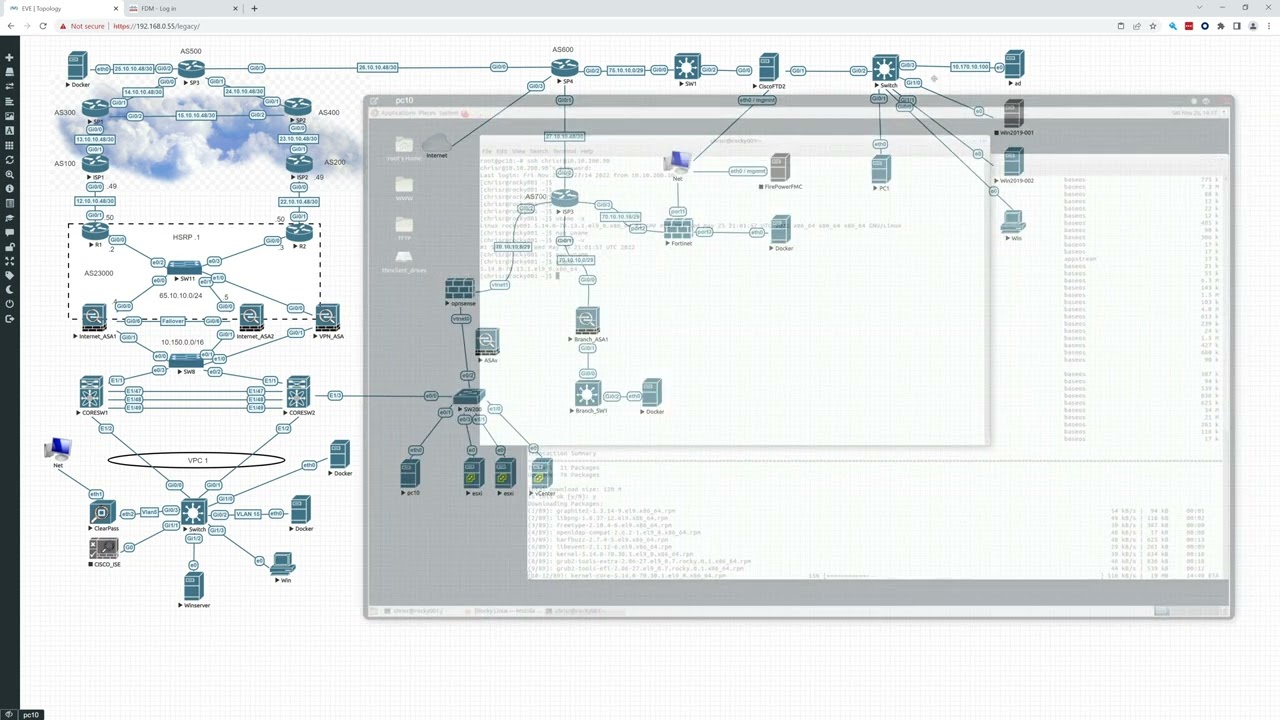 Intro to Linux - Rocky Linux 9 -  Update the system, create a directory, less and more