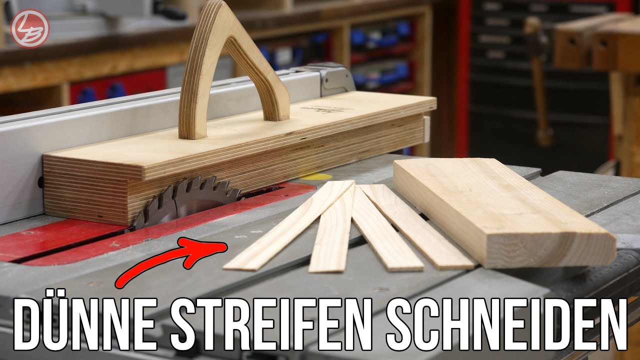 Dünne Streifen Mit Der Tischkreissäge? So Gehts....