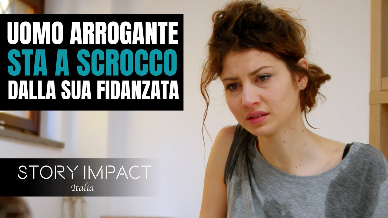 Vive a scrocco dalla fidanzata, riceverà un'importante lezione!