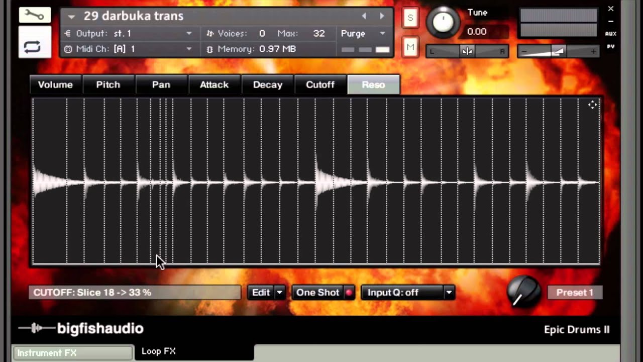 Big Fish Audio Custom Kontakt Loop Interface
