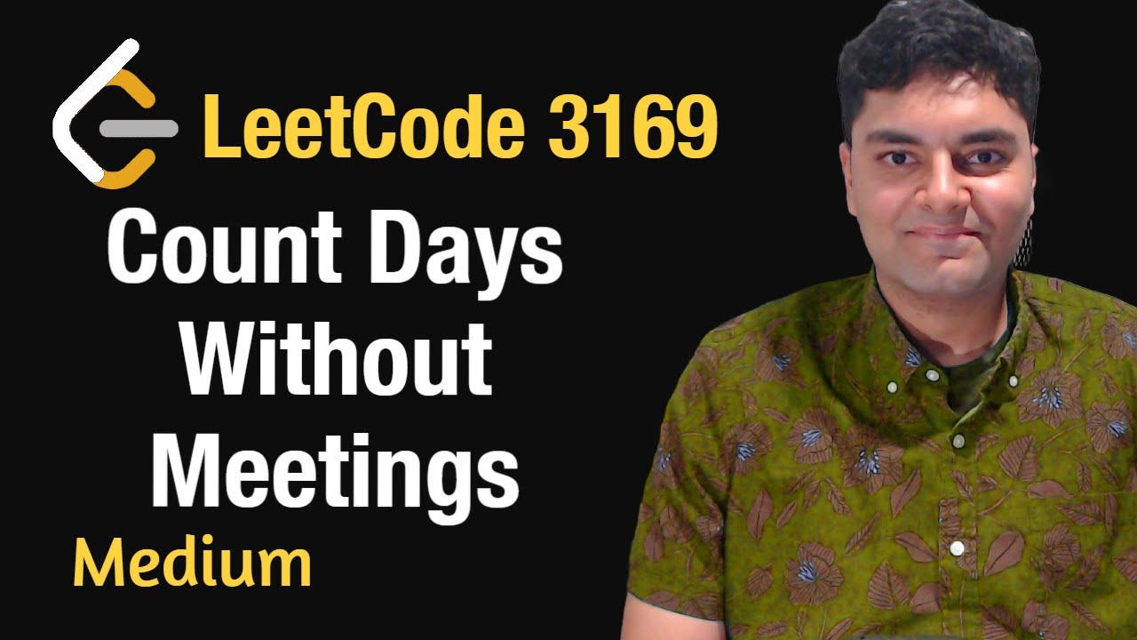 Count Days Without Meetings - Leetcode 3169 - Python