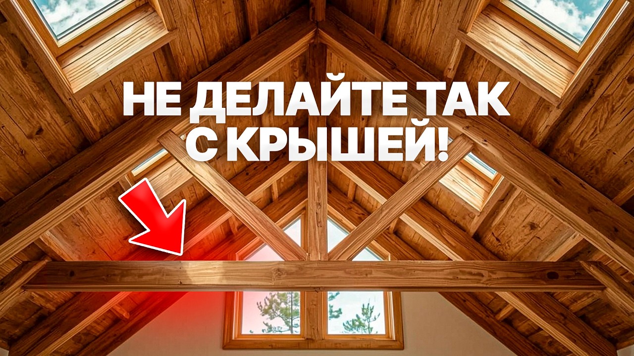 ОШИБКИ в КРОВЛЕ, которые будут дорого вам стоить!