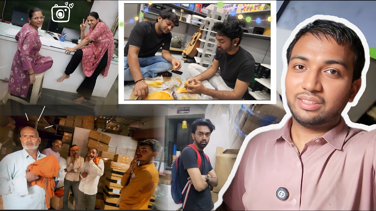 Aaj tho bohat bada tempo 🚚 bharke saman aaya 📦 sab thak gaye 🥱