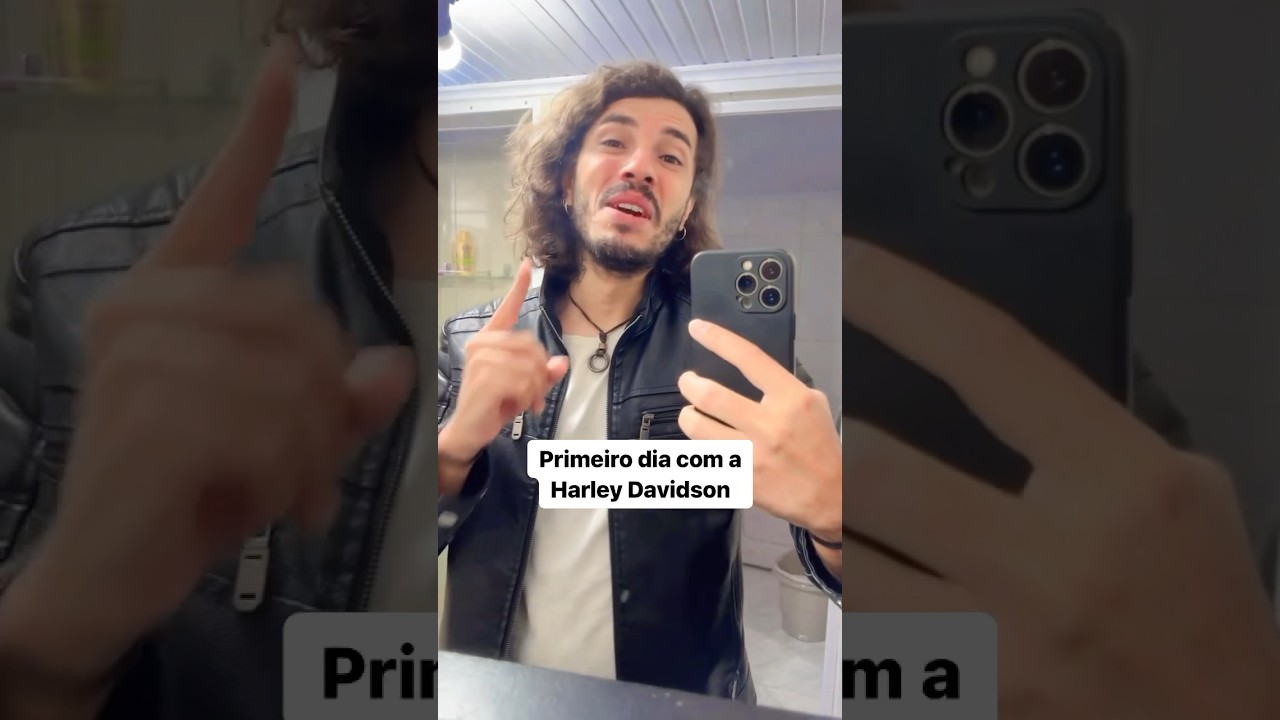 A evolu&ccedil;&atilde;o de um Harleyro 🤣 #shorts