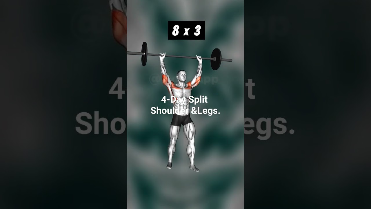 #budbuilding| #4-Day Split/Shoulder &Legs #fitness #bodybuilding motivation#budbuilding| #4-Day