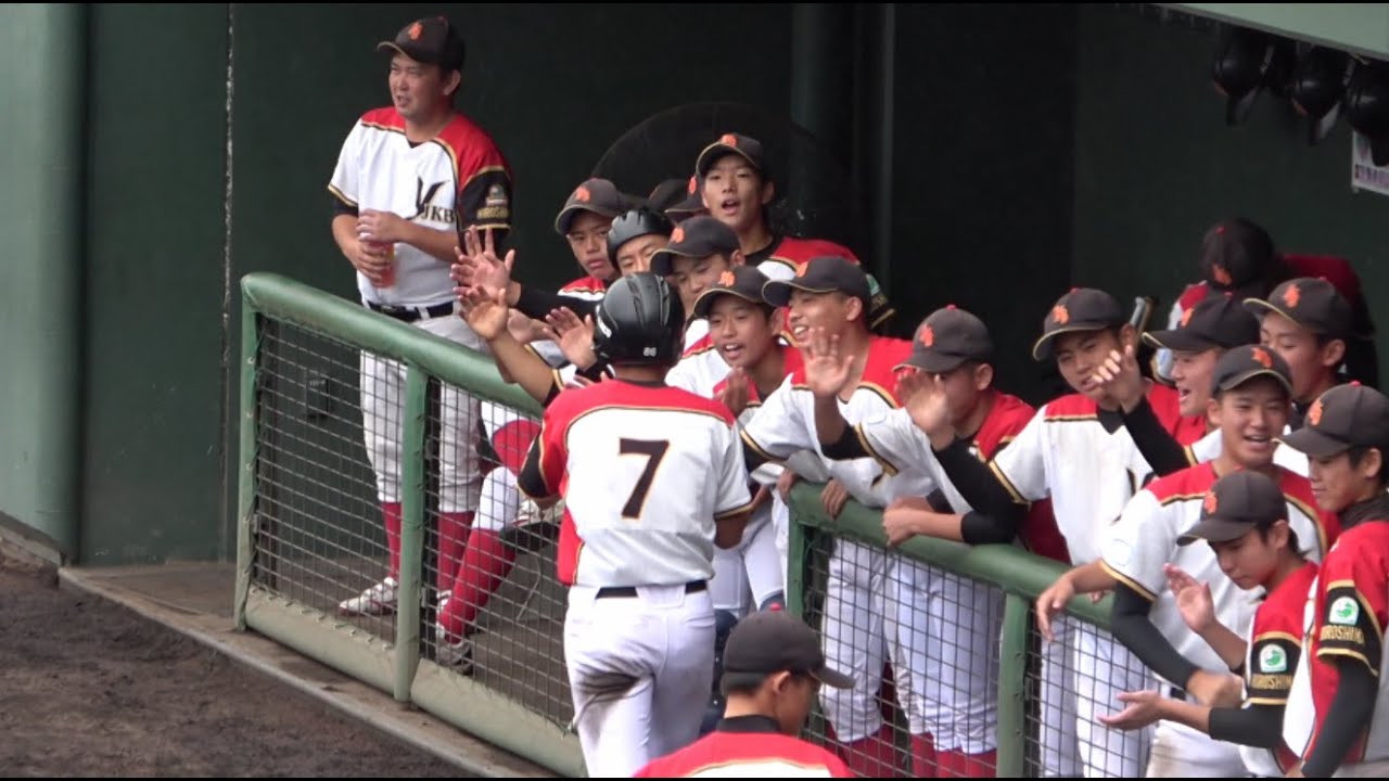 《中学硬式》【ダイジェスト】　ヤングＪＫＢ 対 光マリンスターズ　《第３１回ヤングリーグ秋季中国大会・準決勝》