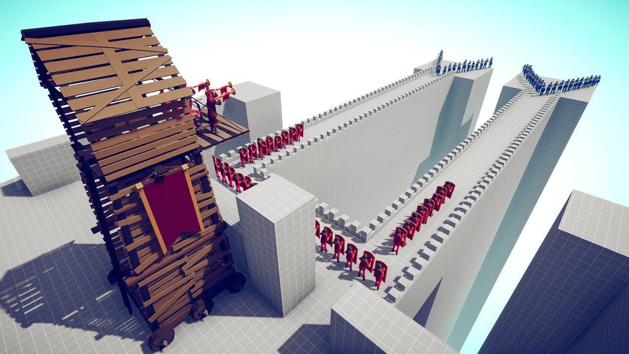 Modern Castle With Secret Tower Vs Every Unit | Totally Accurate Battle Simulator TABS