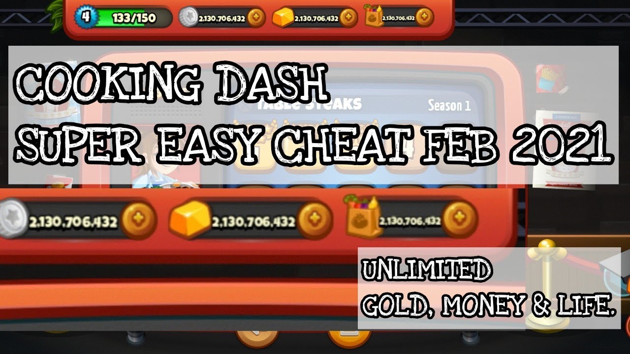 COOKING DASH EASY CHEAT 2021