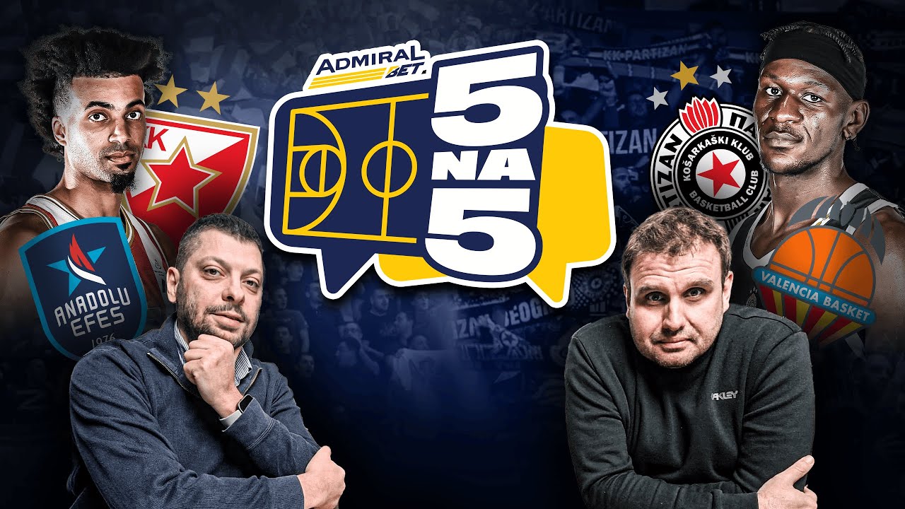 AdmiralBet 5na5, S01E10: Zvezda konačno našla lek za Efes u gostima, Partizan posle Valensije na dnu
