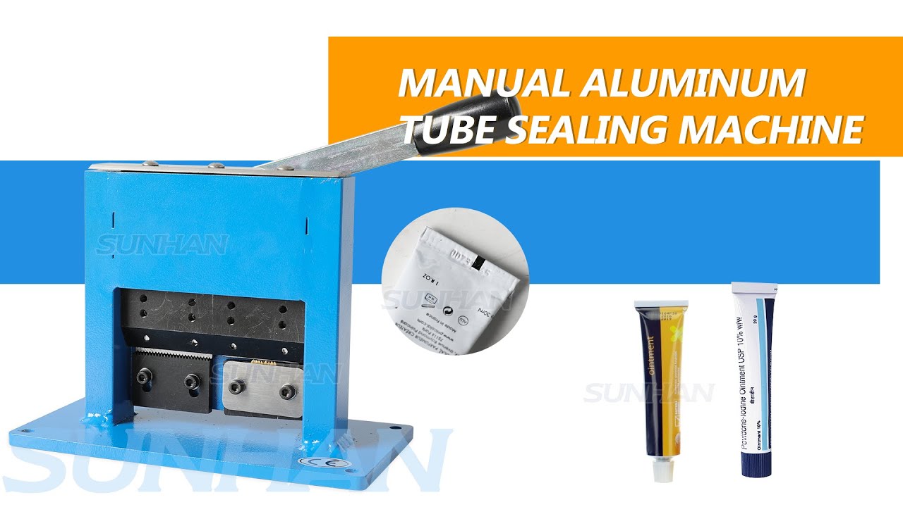 How To Use Manual Tube Tail Crimping Sealing Machine For Sealing Aluminum Tubes