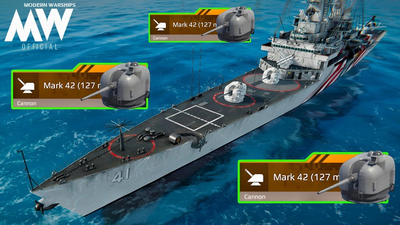 USS Arkansas with Mark 42 (127mm)🔥Nightmare for Aircraft ☠️- Modern Warships