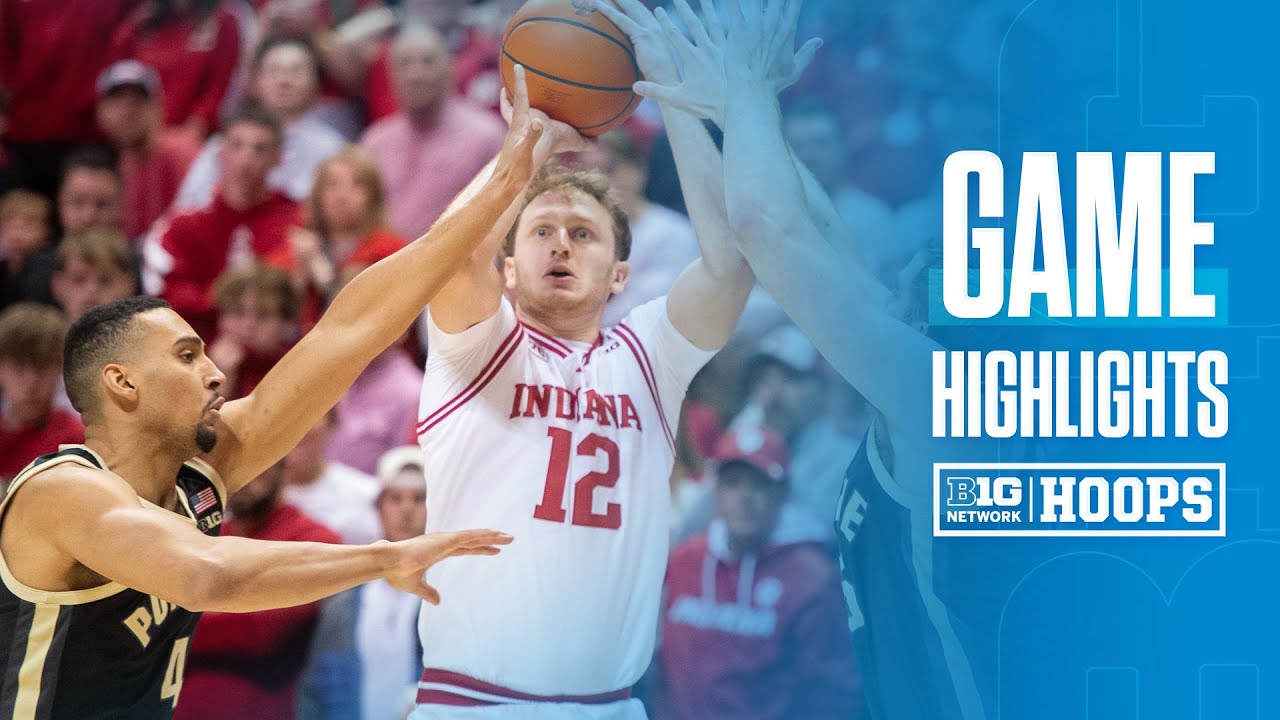 Purdue at Indiana | HIGHLIGHTS | Big Ten Basketball | 01/27/2026