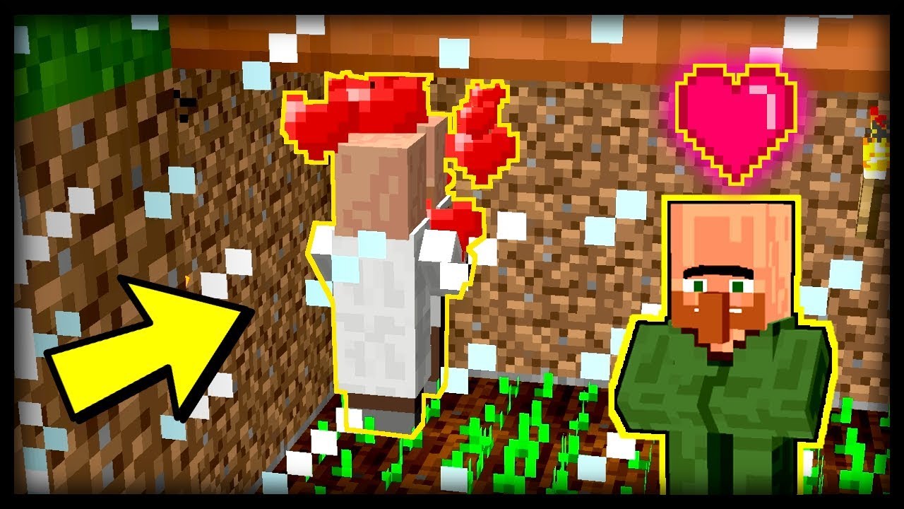 Cách khiến dân làng sinh nở trong minecraft