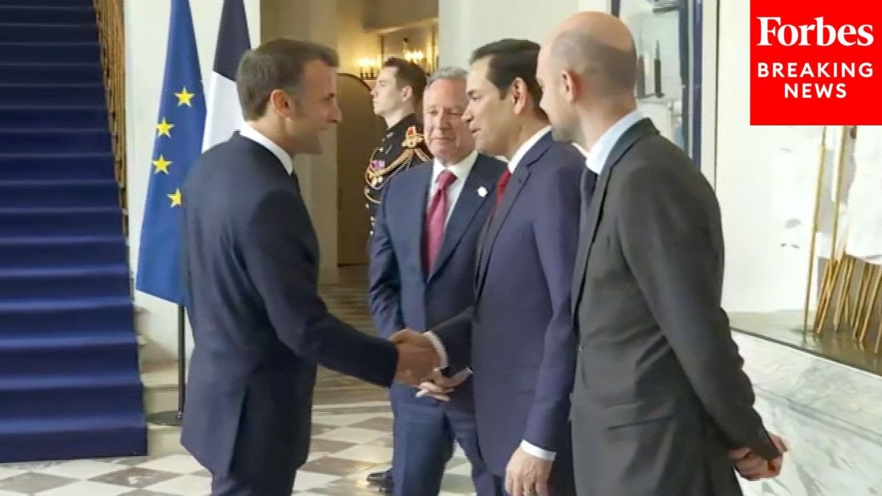 Sec. Marco Rubio And Steve Witkoff Meet With French President Emmanuel Macron In Paris