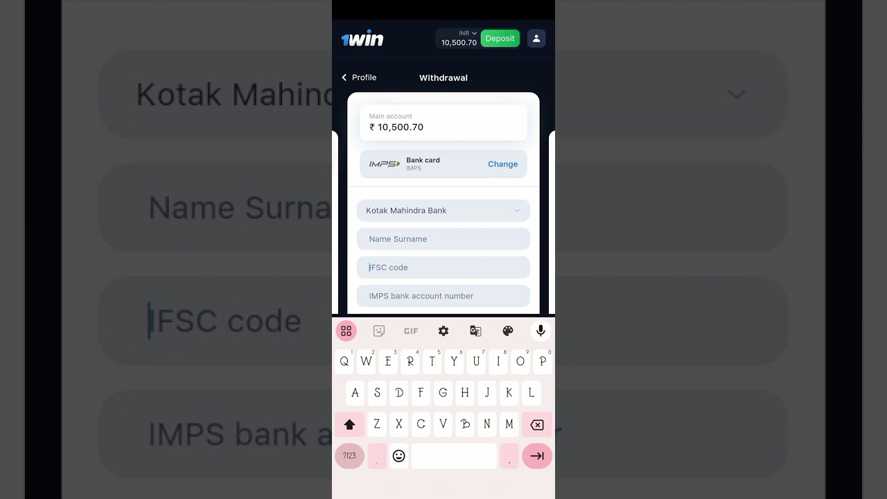 1Win Se Withdrawal Karne ka Sahi Tarika Seekhe.1Win withdrawal Pending Problem Sloved (ItsGamingBoy)