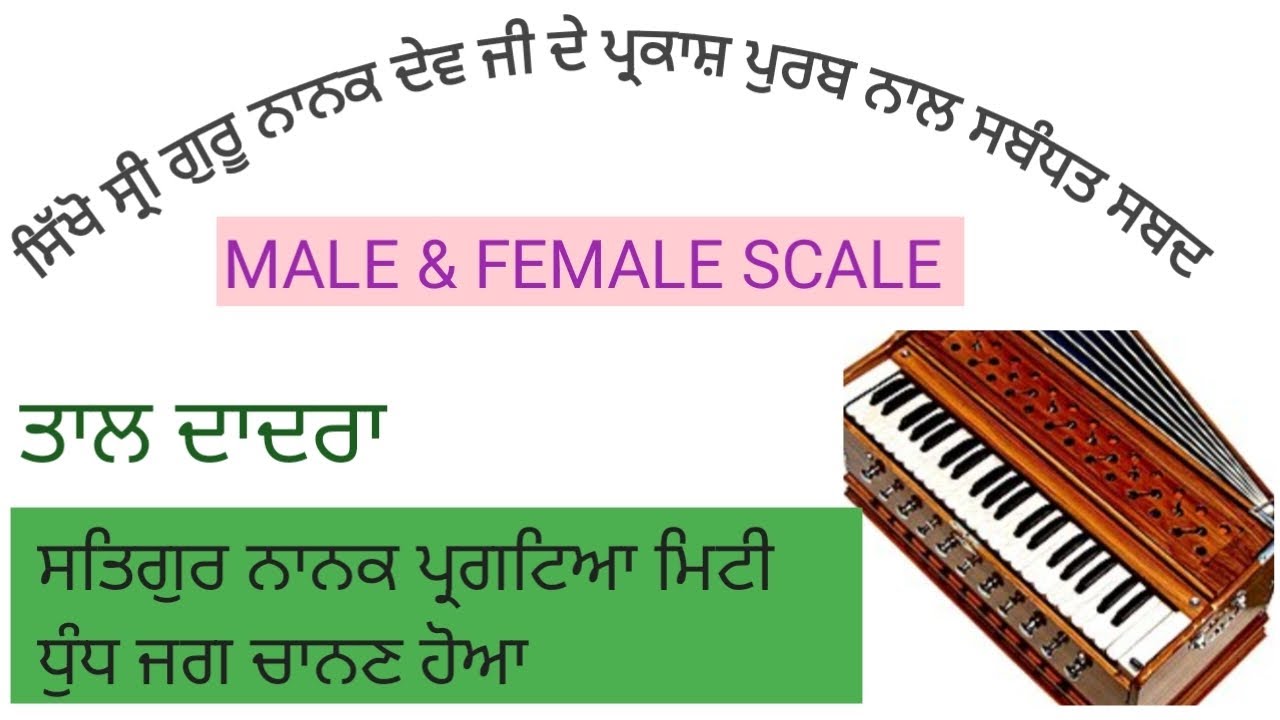 LEARN SHABD ON HARMONIUM SATGUR NANAK PARGATYA ਸਤਿਗੁਰ ਨਾਨਕ ਪ੍ਰਗਟਿਆ
